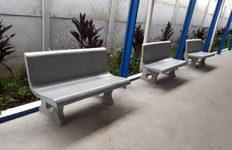 Banco de Concreto para Praça, Jardim e Condomínio